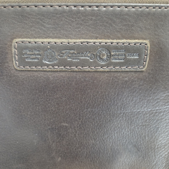 Vintage Y2K Fossil New American Classic Key Brown Leather Crossbody Purse Bag - Picture 7 of 16